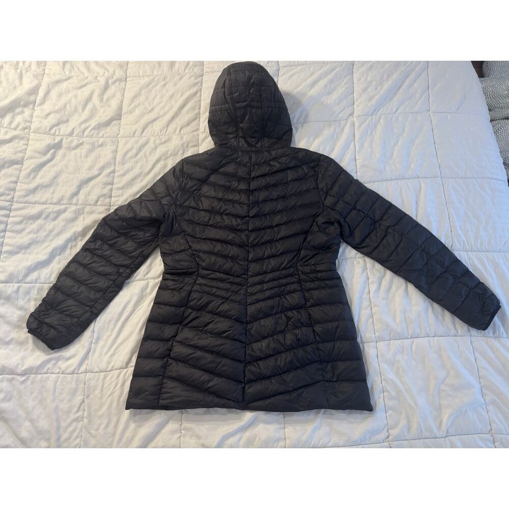 Lands’ End Wanderweight Down Jacket Black Packable Winter Down Women's Medium - Picture 8 of 8